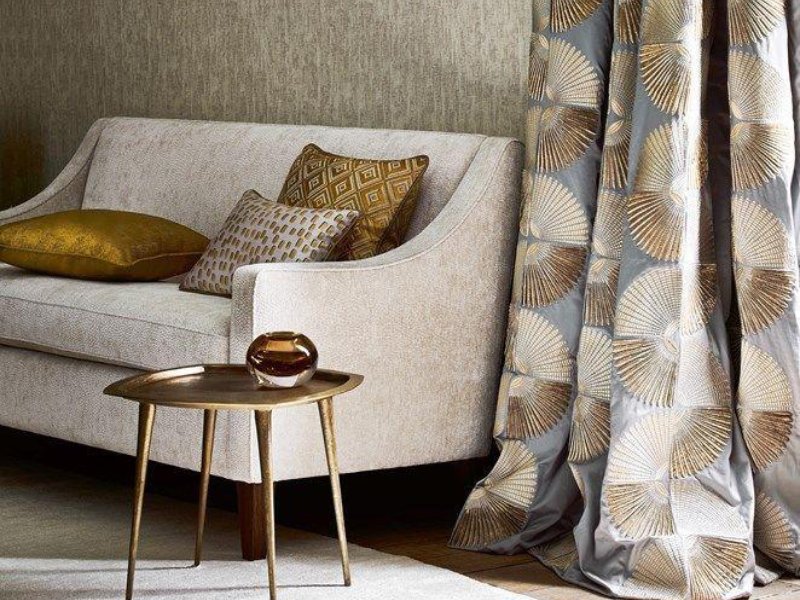 Embroidery Curtains & Fabric